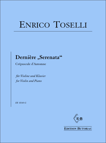 Cover - Toselli, Derni�re Serenata